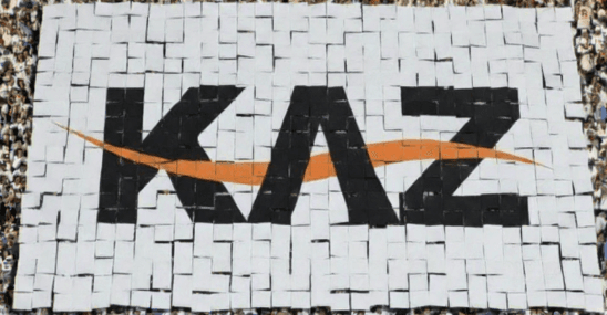 Kaz Software logo mosaic